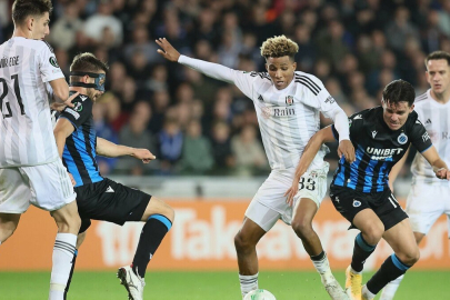 Beşiktaş - Club Brugge maçının ilk 11'leri