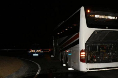 Yolcu dolu otobüse ateş açıldı!