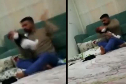 Korkunç görüntüler günlerce konuşulmuştu... 2 aylık bebeğini döven cani babanın cezası belli oldu!