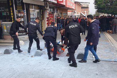 Tokat'ta seyyar satıcı kendini yaktı