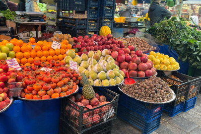 Bursa'da kredi kartıyla pazar alışverişi