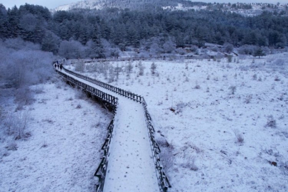 Abant gölü insanları büyüledi