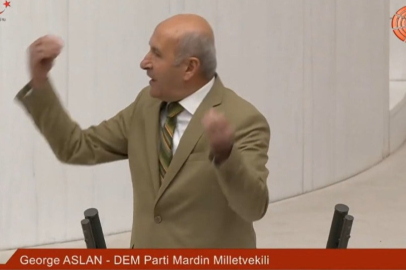 TBMM Süryanice gerginliği! DEM Partili George Aslan'ın konuşması tepki çekti