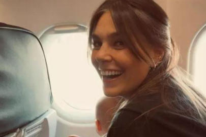 Aslı Enver'den yeni kare! Elay'la yolculuk başladı...