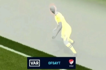 Fenerbahçe'nin golünde Yarı Otomatik Ofsayt Sistemi devreye girdi