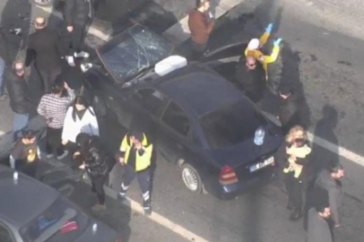 İstanbul'da D-100'de zincirleme kaza: Yaralılar var