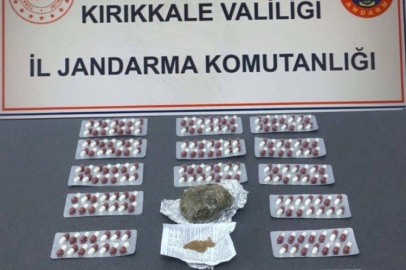 Kırıkkale'de otobüste uyuşturucu ile yakalanan şahıs tutuklandı
