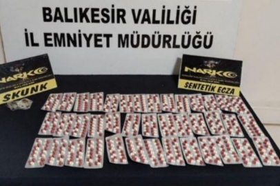Balıkesir'de uyuşturucu taciri 2 kişi tutuklandı
