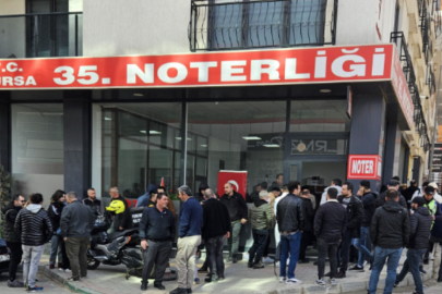 Bursa'da nöbetçi noterde hafta sonu yoğunluğu