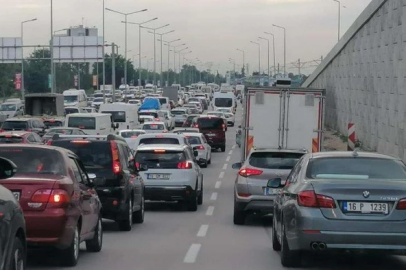 Bursa'da trafik sıkışıklığı rekor kırdı!