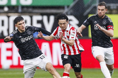 Ahmetcan Kaplan kırmızı gördü, Ajax puan bıraktı