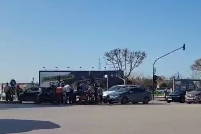 Bursa'da motosiklet kazası!