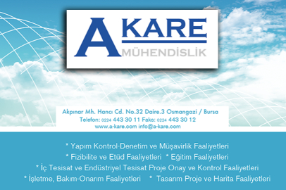 Tecrübe, Teknoloji ve Kalitesiyle Öncü; A KARE Mühendislik