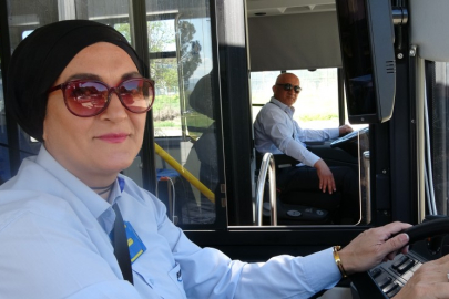 Bursa'da otobüs şoförü çiftin romantik hikayesi