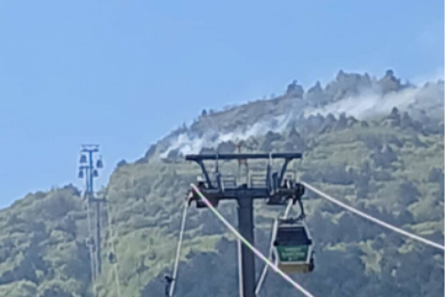 Bursa Uludağ'da yangın çıktı!