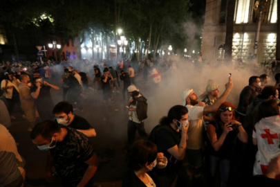 Gürcistan'daki eylemler devam ediyor!