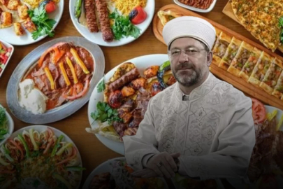 'Özel yemek' listesi gündem olmuştu: Diyanet'ten açıklama geldi