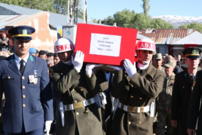Şehit Piyade Sözleşmeli Onbaşı Recep Kabala son yolculuğuna uğurlandı