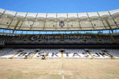 Dolmabahçe'de saha zemini yenileniyor