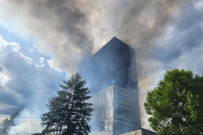 Moskova'da büyük yangın: 8 ölü, 1 yaralı