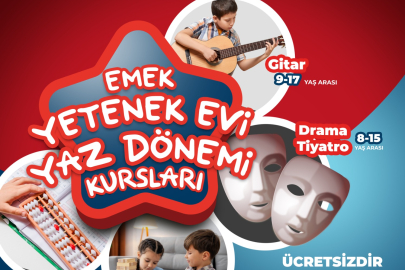 Emek Yetenek Evi’nde yaz dönemi kursları başlıyor