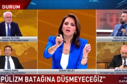 Canlı yayında gazeteci Ferhat Murat ile CHP'li Yunus Emre'nin "beni susturamazsın" tartışması