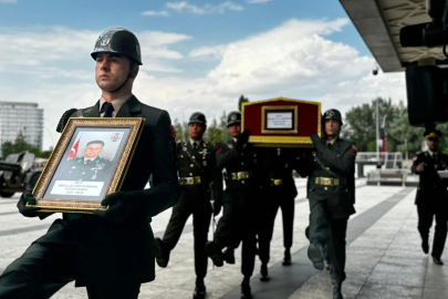 Ankara'da şehit Yarbay Abdullah Cem Demirkan'a veda