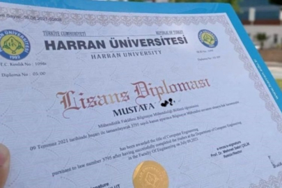 25 bin liraya sahte lisans diploması