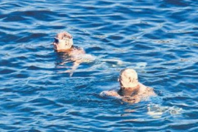 Rahmi Koç Bodrum'da denizin tadını çıkarttı