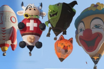 'Kapadokya Balon ve Kültür Yolu Festivali'nde 35 balon, gökyüzünü süsledi