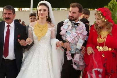 Van'da aşiret düğününde takı yarışı