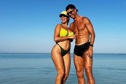 Ronaldo'nun Georgina Rodriguez'e yaptığı hareket kameralara böyle takıldı!