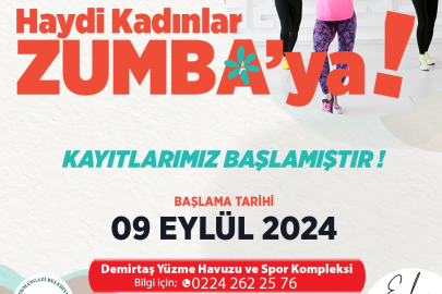 Kadınlar için zumba dersleri başlıyor