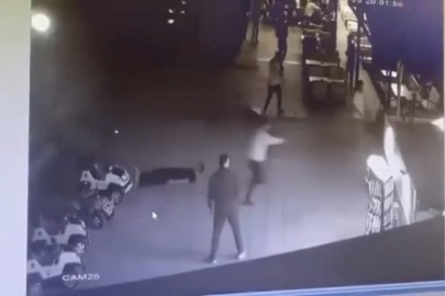 Kafede işlenen çifte cinayet kamerada