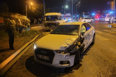 Aydın Nazilli'de zincirleme trafik kazası: 6 yaralı