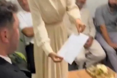 Kız isteme töreninde damat şoka girdi!