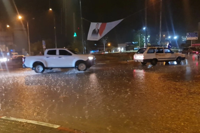 Osmaniye'de dolu ve sağanak yağış