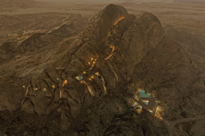 Arabistan'da dikkat çeken proje: Desert Rock Resort!