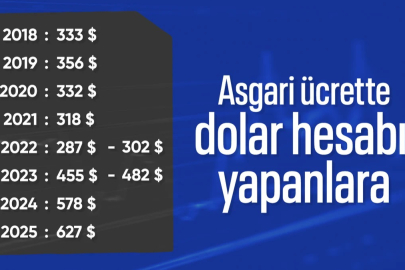 Dolar bazında asgari ücrette en yüksek rakam!