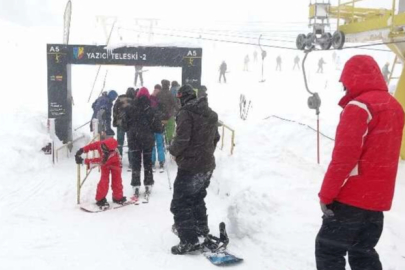 Uludağ’da yılbaşı öncesi pistler doldu taştı