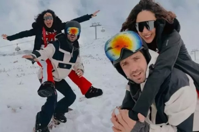 Zeynep Bastık ve Serkay Tütüncü'den romantik pozlar