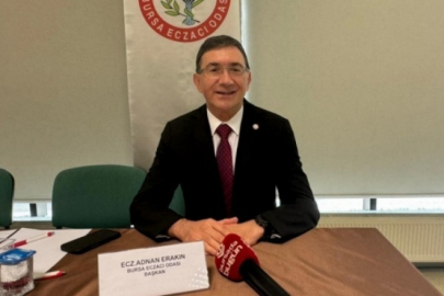 Bursa Eczacı Odası Başkanı Adnan Erakın: İlaç dışı ürünlere de kare kod gelmeli