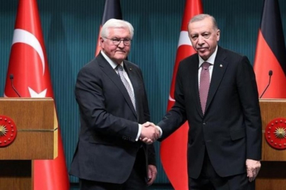 Almanya Cumhurbaşkanı Türkiye'de! Erdoğan-Steinmeier görüşmesi başladı