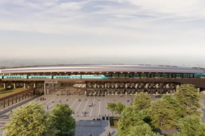 Bursa Hızlı Tren istasyonunun görüntüleri...