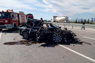 Feci şekilde can verdi: Bariyerleri parçaladı!