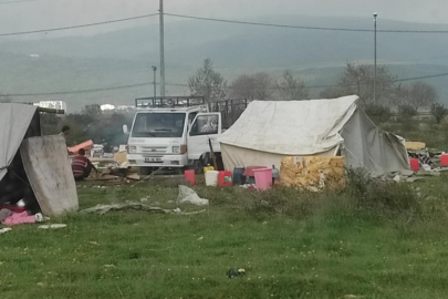 Bursa'da vatandaşların Çadırda yaşayan Romanlara imtihanı!