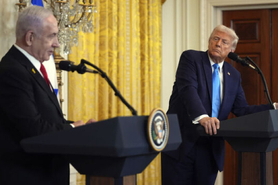 Donald Trump ve Netanyahu gazetecilerin sorularını yanıtladı