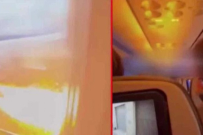 Havada korku dolu anlar!