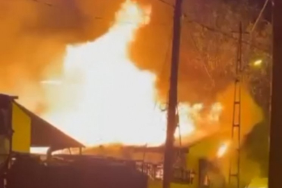 Gecekondu yangını: 1 yaralı