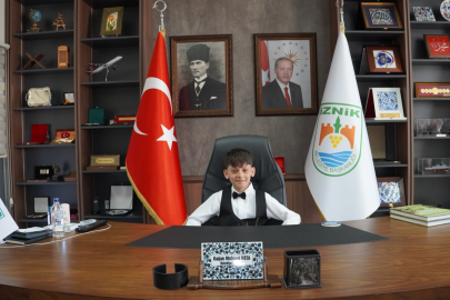 İznik’te 23 Nisan’ın Başkanı Muhammed oldu